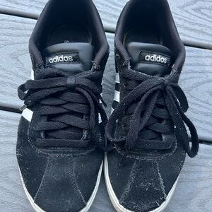 Women’s adidas Black and White Athletic Shoes US size 6.5 UK 5